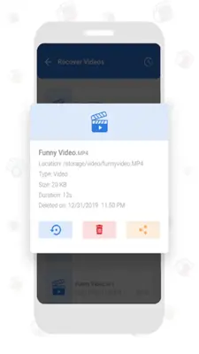 Video Recovery android App screenshot 0